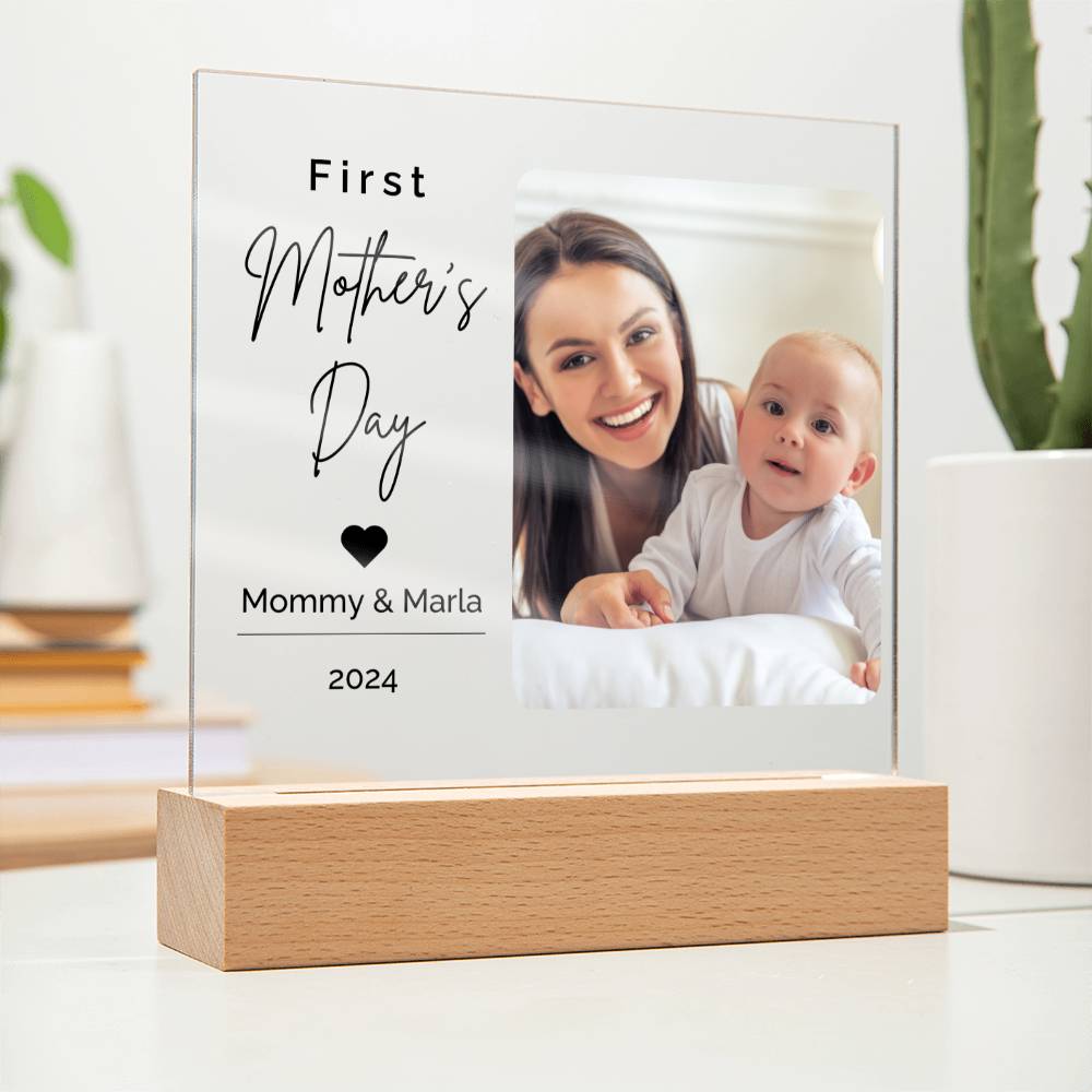 Mother's Day Plaque • Personalized Gifts For Mom • Happy Mothers Day • Custom Unique Gift • Family Portrait