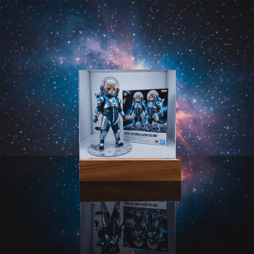 The Pet-stronaut: Custom Acrylic Pet Figurine