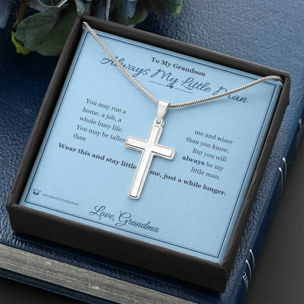 Sentimental grandson gift, not generic