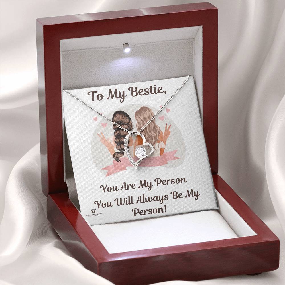 Best friends - You are my person, You will always be my person - Forever Love Necklace