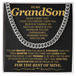 Personalized Beautiful Keepsake for Grandson from Grandparent for grandson from grandparent