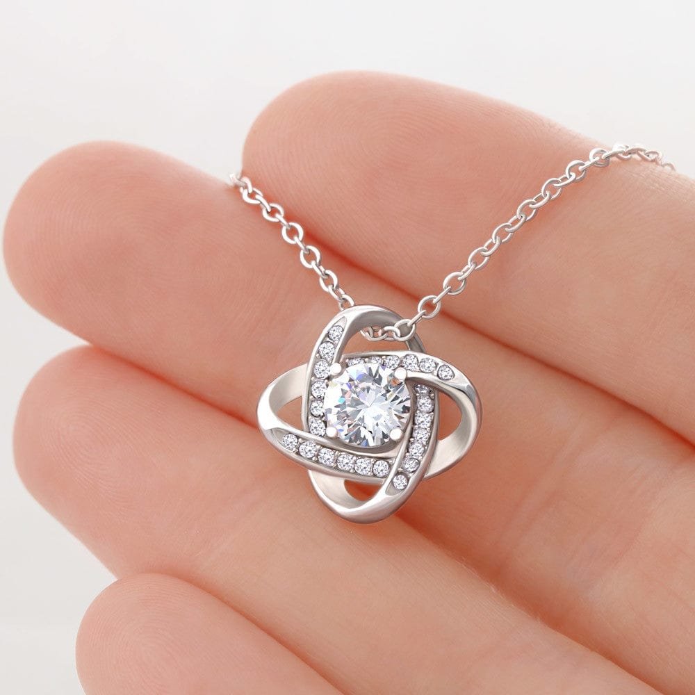 Sister's Bond: Forever Linked, No Matter the Distance - Love Knot Necklace
