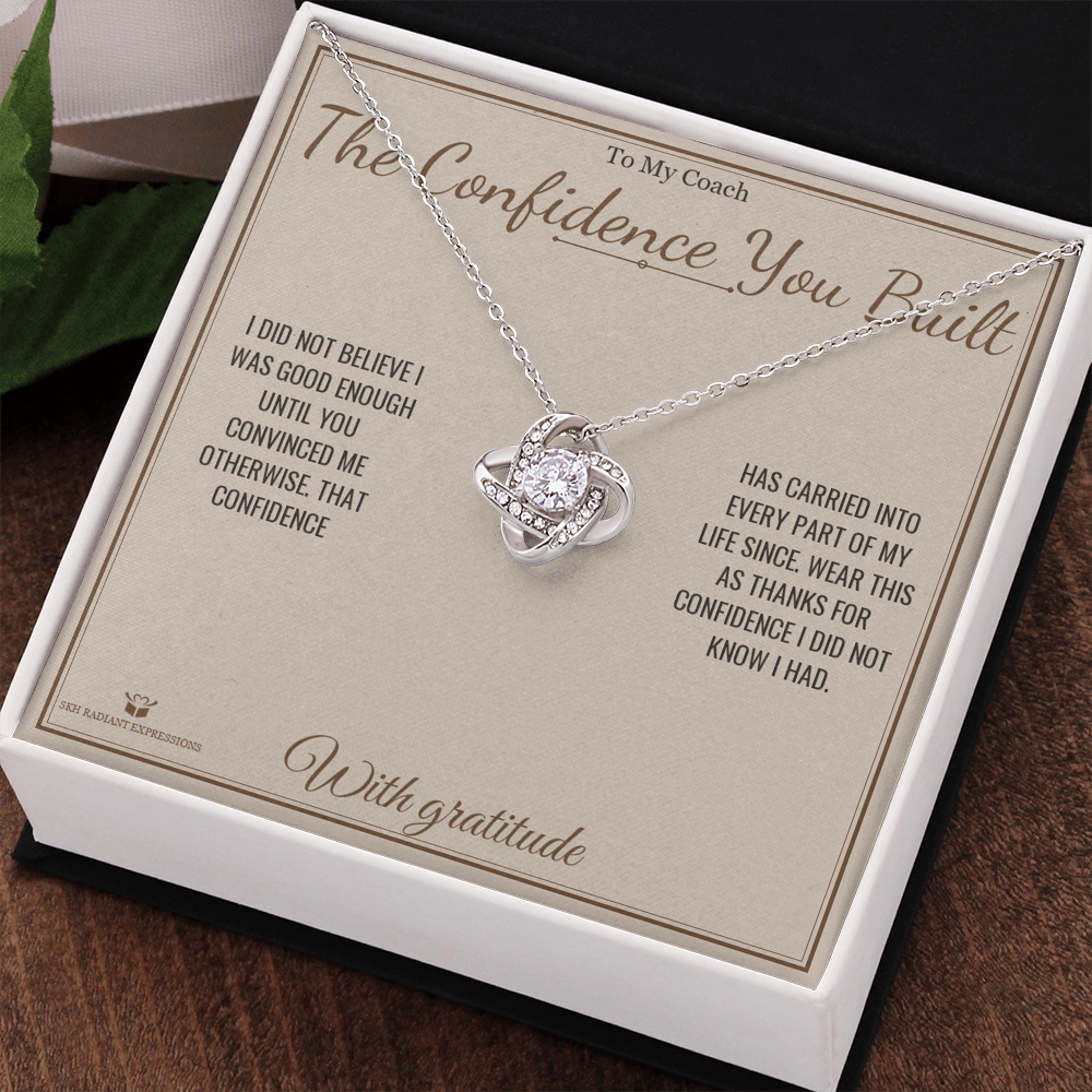 The Confidence You Built - Love Knot Necklace for Coach