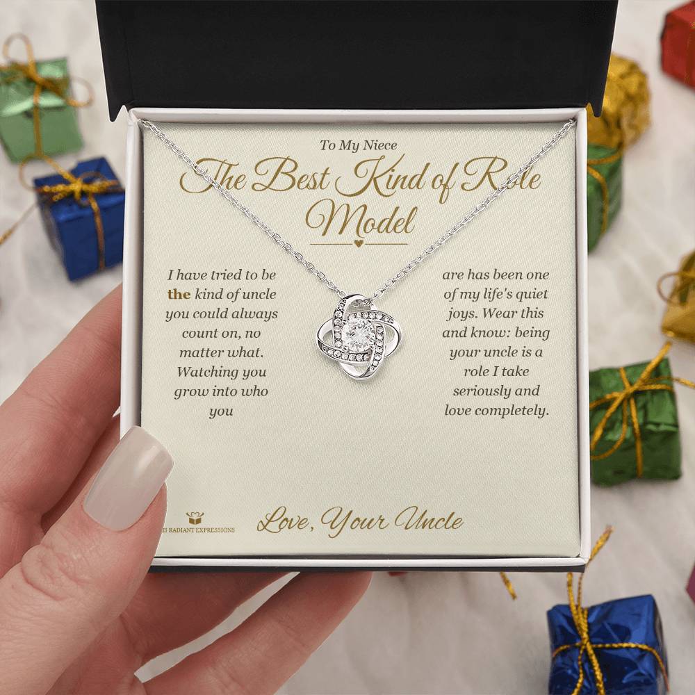 The Best Kind of Role Model - Love Knot Necklace for Niece
