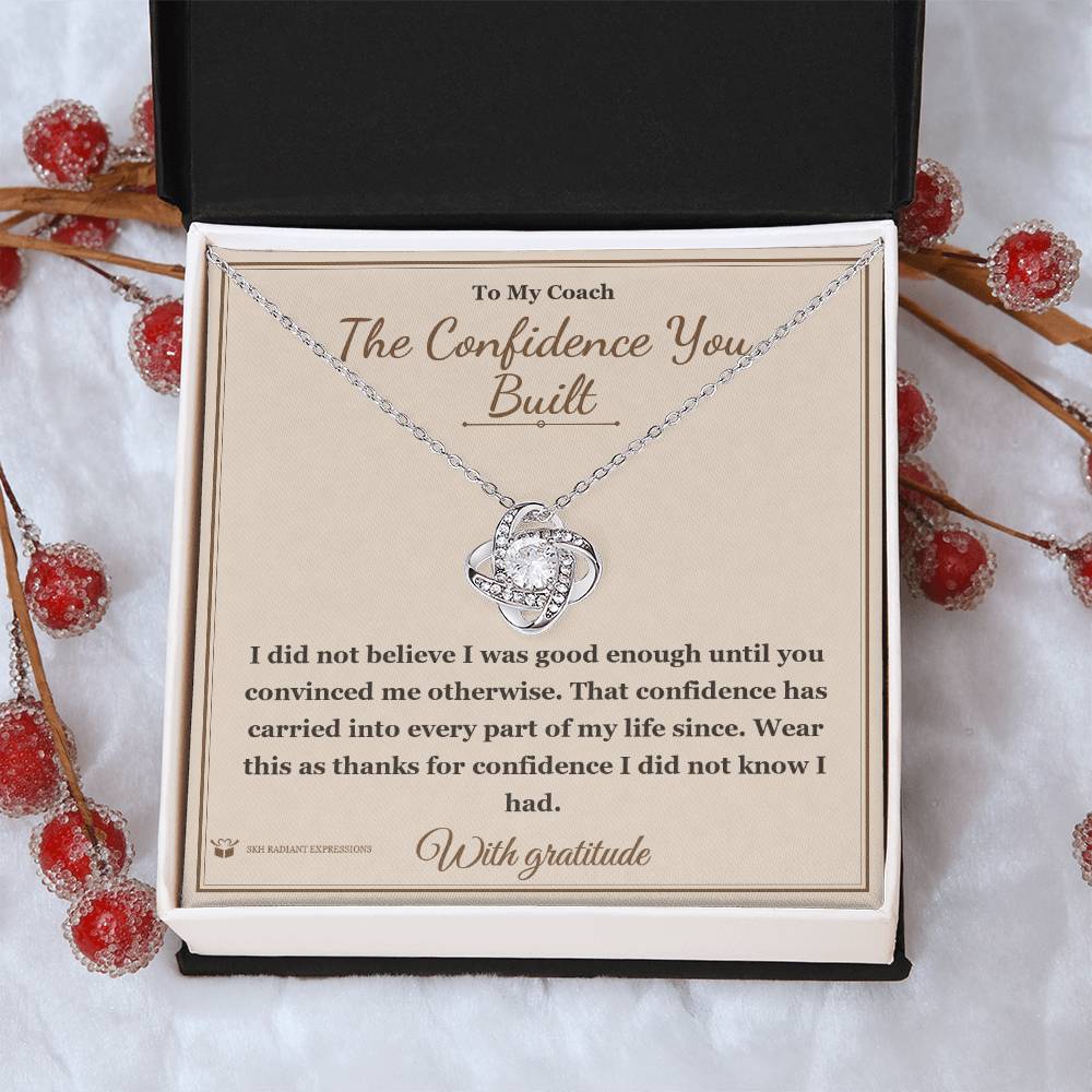 The Confidence You Built - Love Knot Necklace for Coach