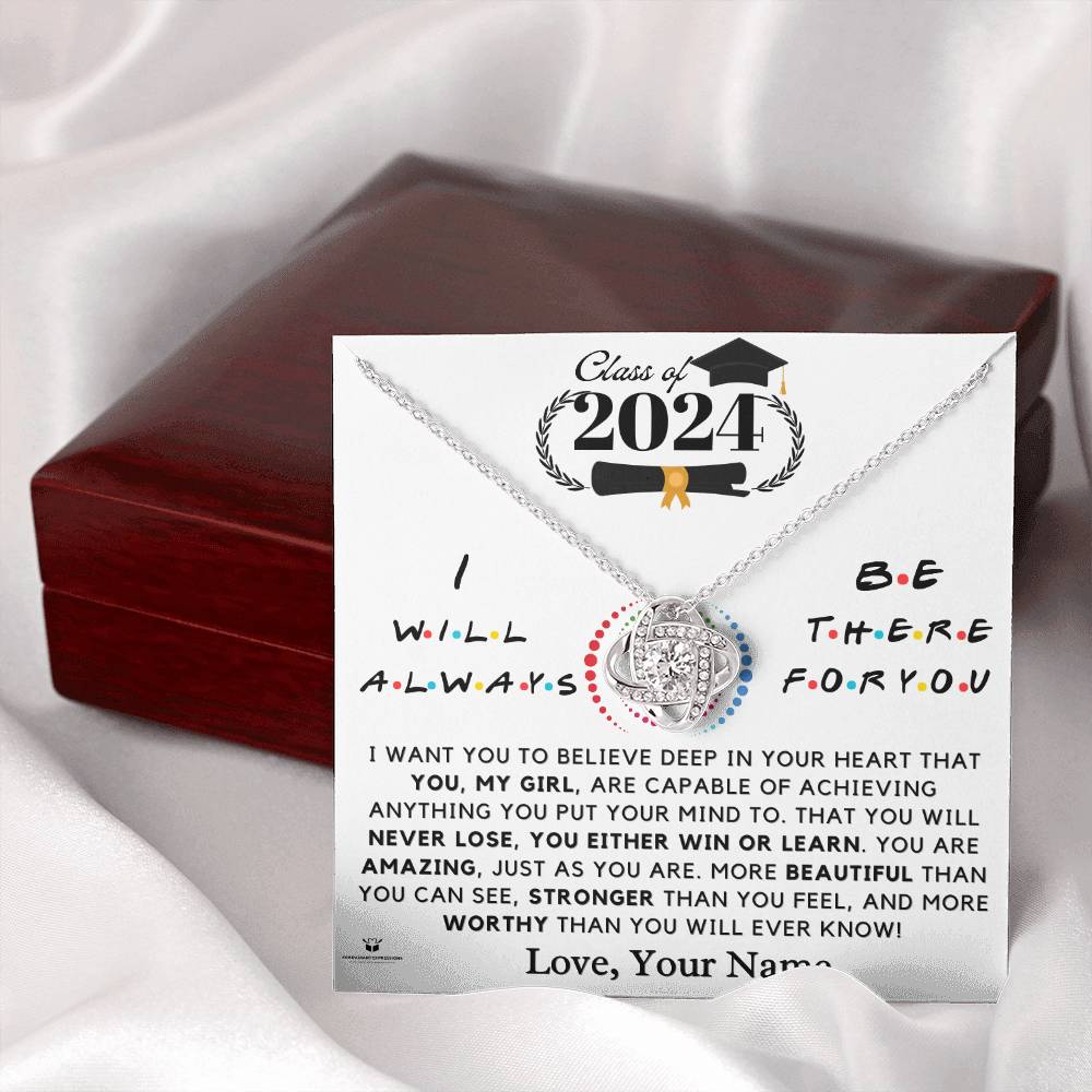 Empowering the Class of 2024: A Message of Belief and Love for Her - Love Knot Necklace