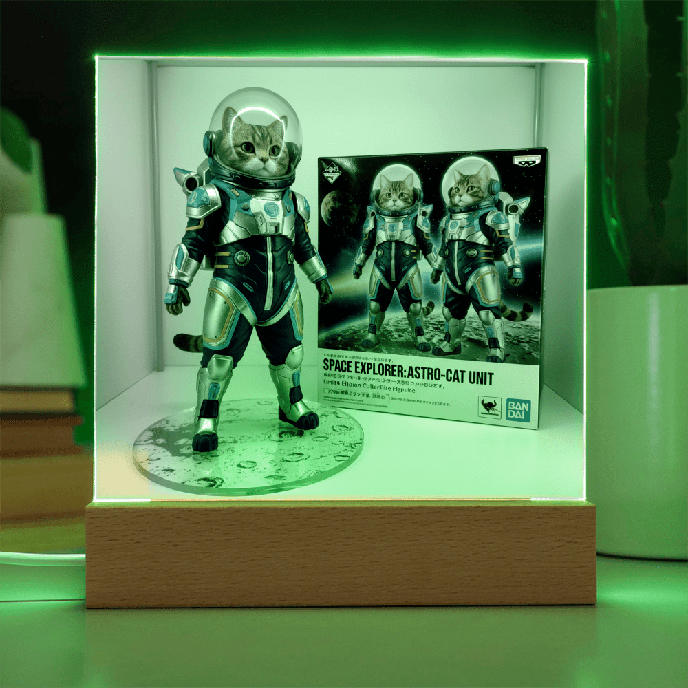 The Pet-stronaut: Custom Acrylic Pet Figurine