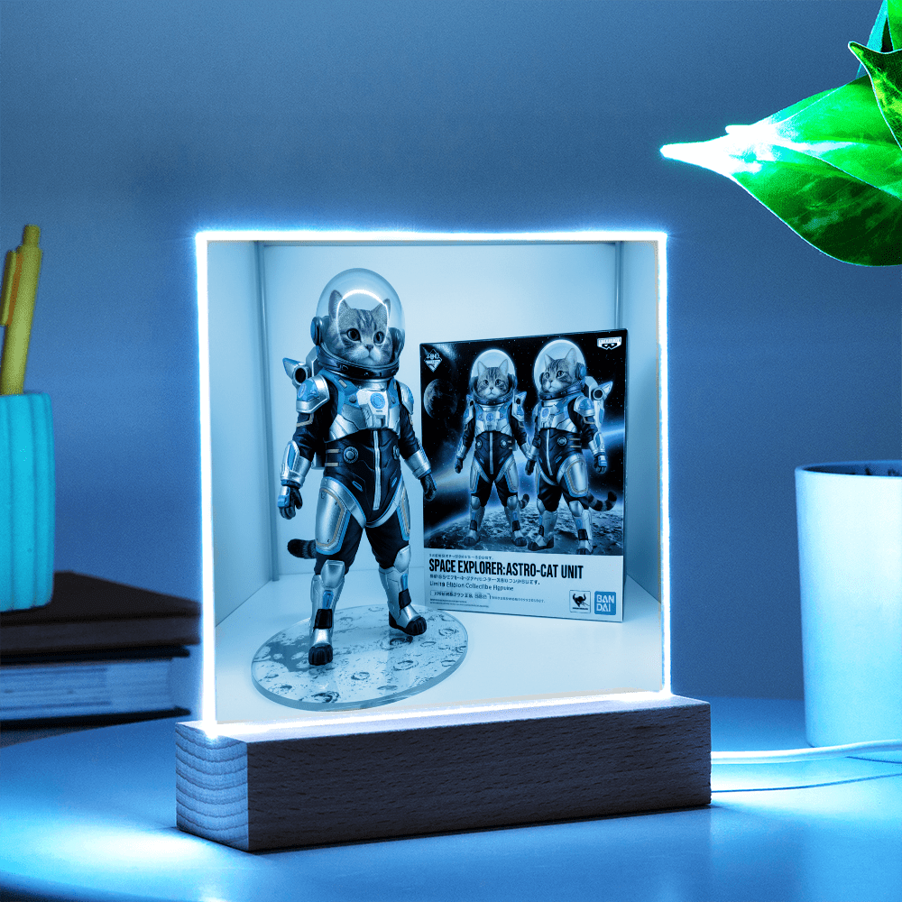 The Pet-stronaut: Custom Acrylic Pet Figurine