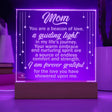 Personalized Acrylic Plaque for mom from son and daughter