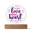 Personalized Acrylic Circle Plaque for her