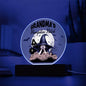 Printed Circle Acrylic Plaque - Grandma's Pumpkin Patch