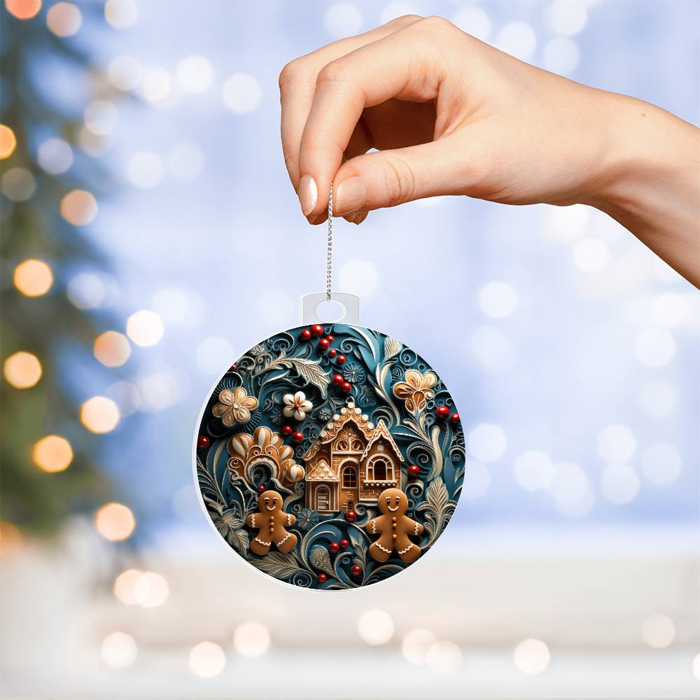 🍪 Gingerbread Dream Acrylic Ornament 🍪