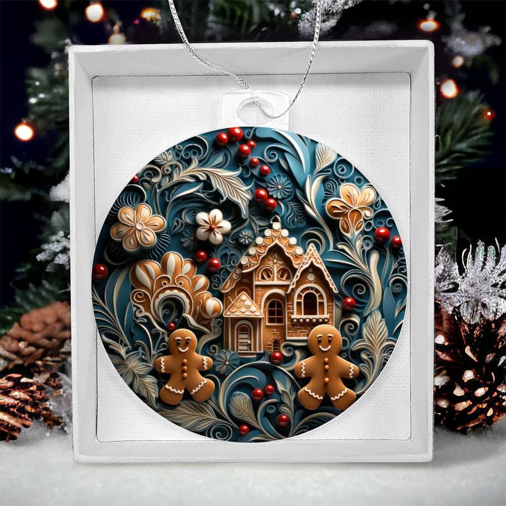 🍪 Gingerbread Dream Acrylic Ornament 🍪