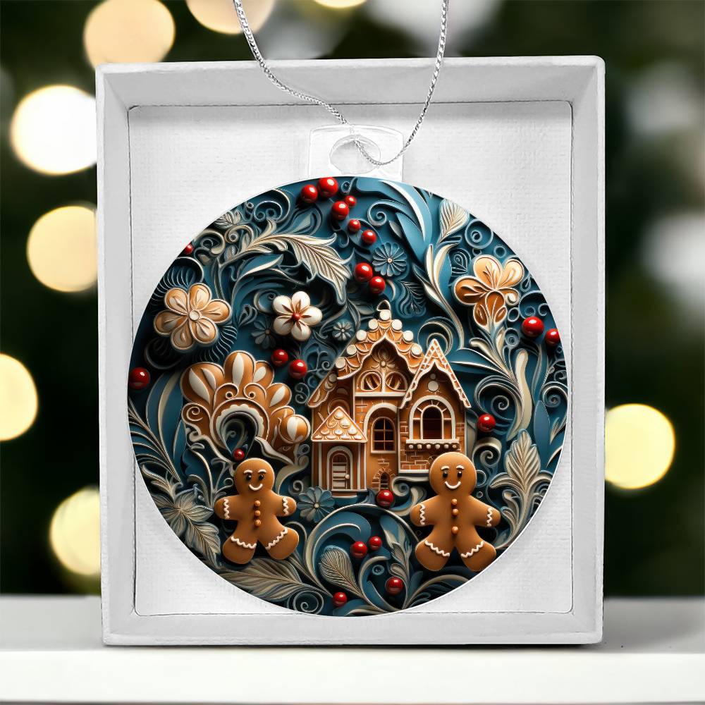 🍪 Gingerbread Dream Acrylic Ornament 🍪