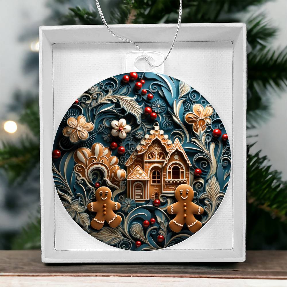 🍪 Gingerbread Dream Acrylic Ornament 🍪