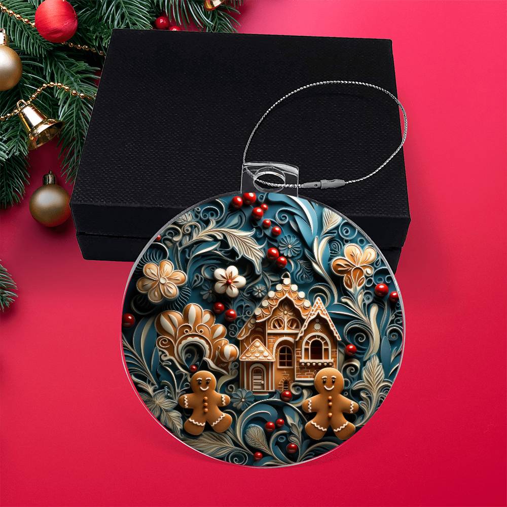 🍪 Gingerbread Dream Acrylic Ornament 🍪