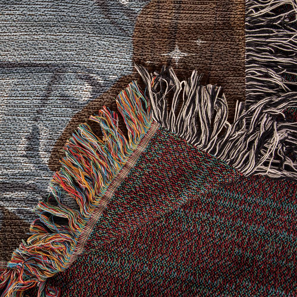 Unforgettable Bond: Heirloom Woven Blanket for Daughter's Superhero Dad