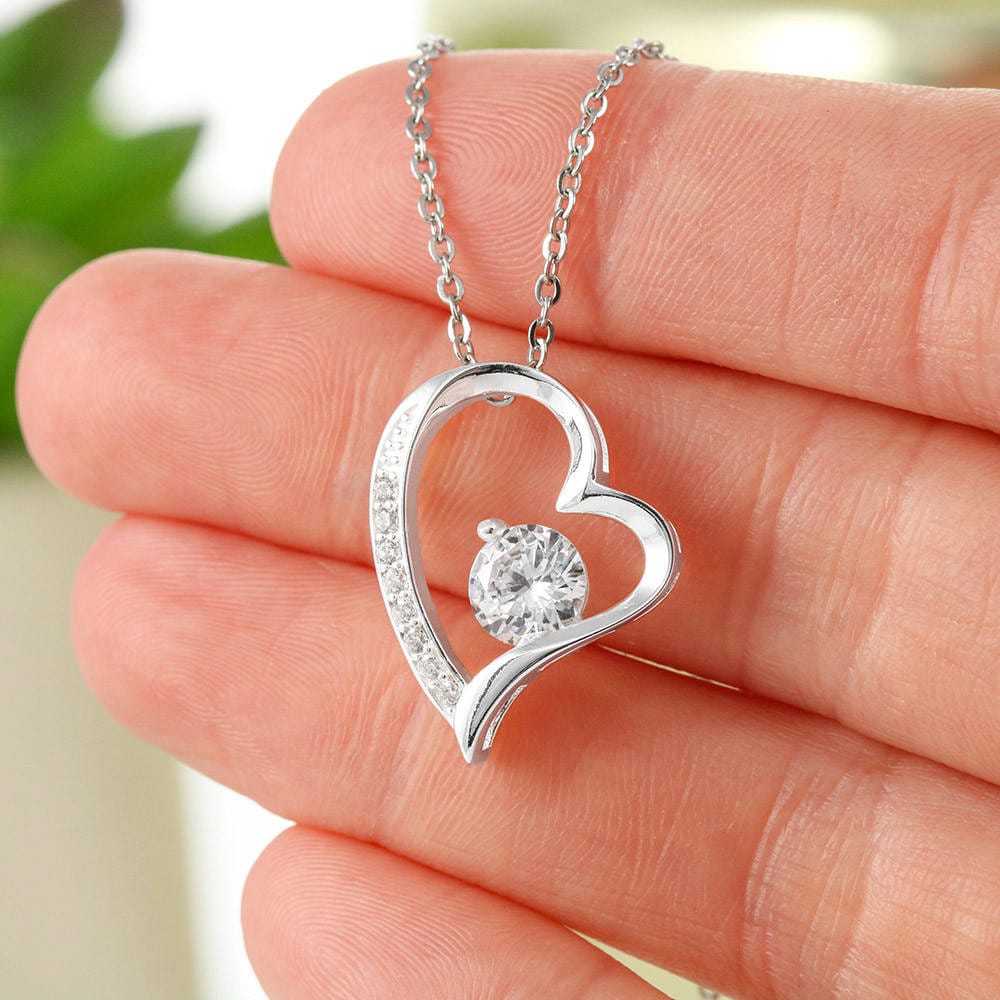 To My Beautiful Wife - You're My Love, My Life, My Everything - Forever Love Necklace