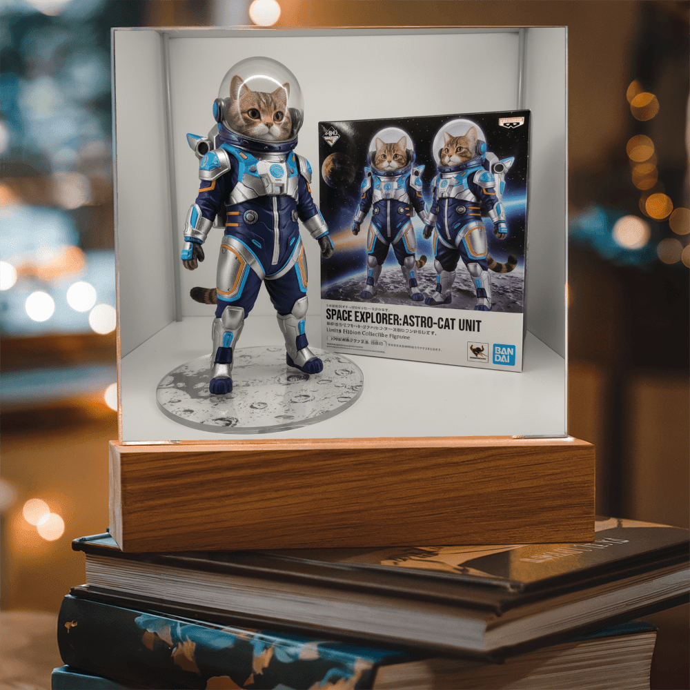 The Pet-stronaut: Custom Acrylic Pet Figurine
