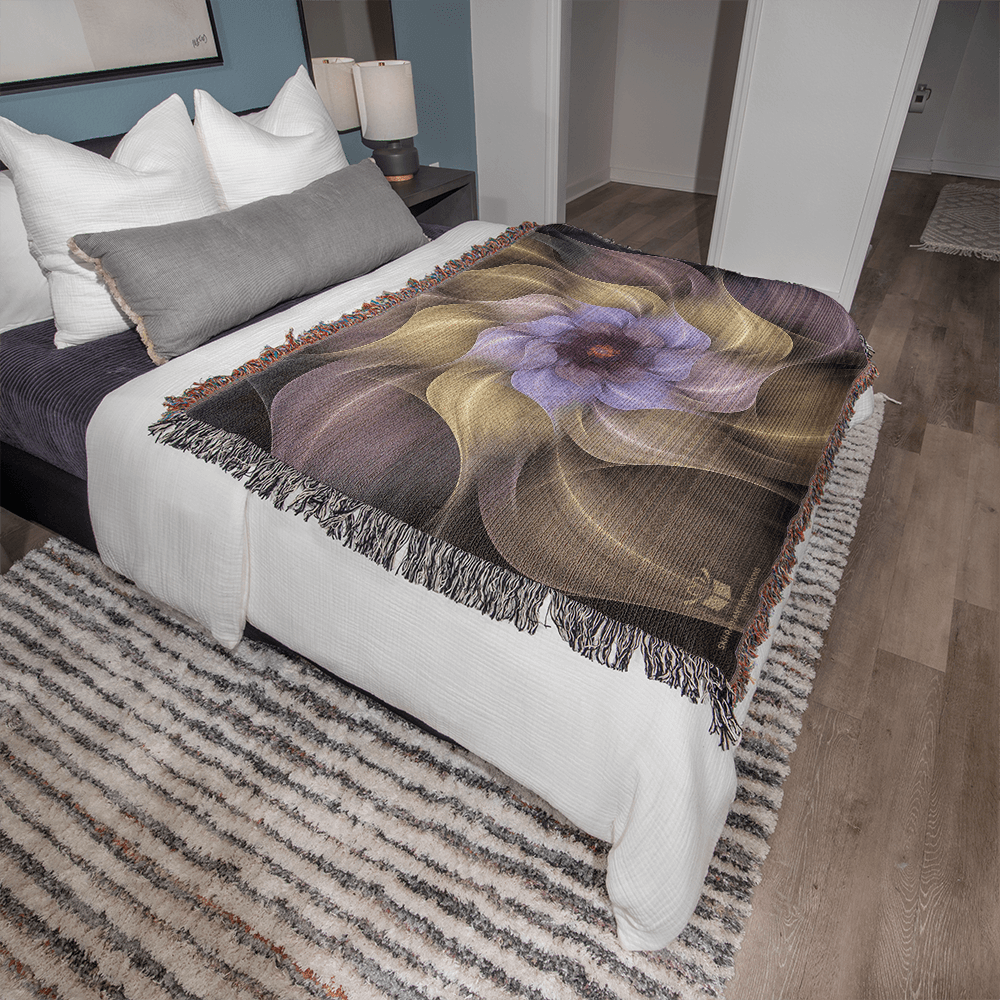 Colorful Heirloom Artwork Woven Blanket