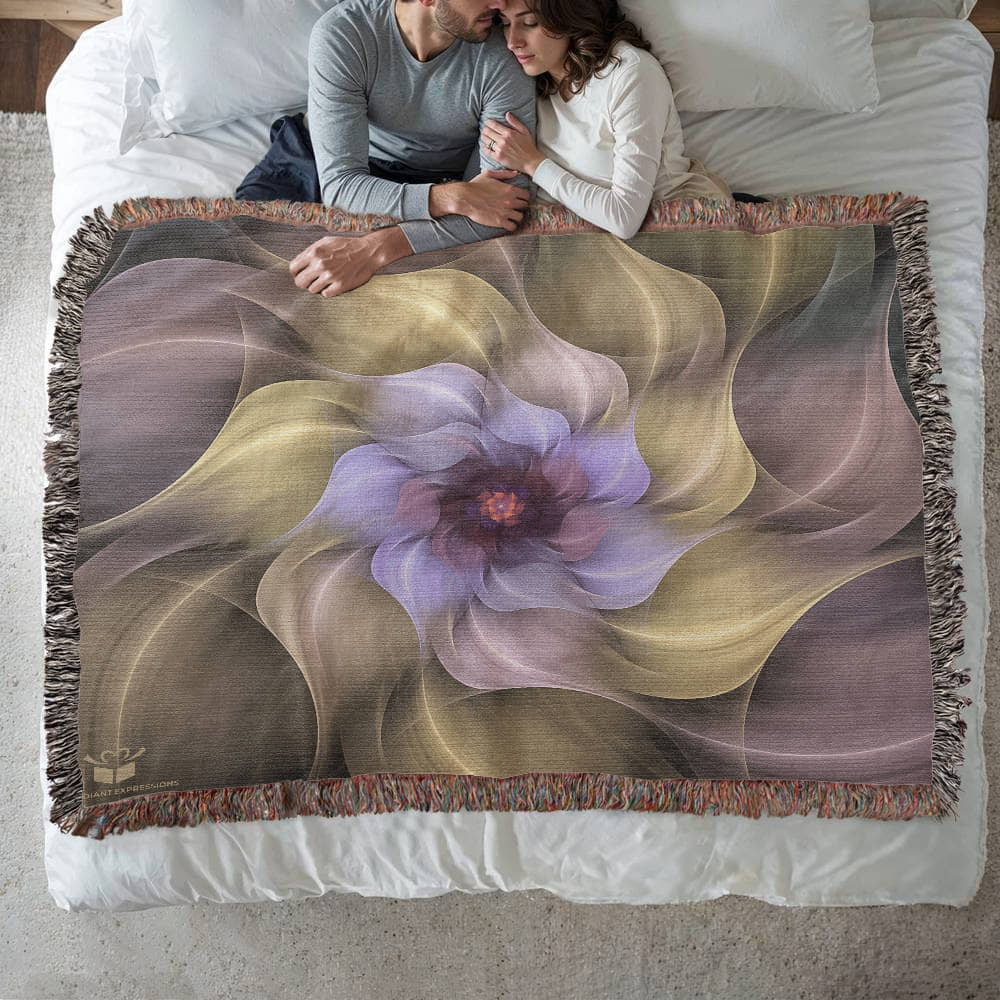 Colorful Heirloom Artwork Woven Blanket