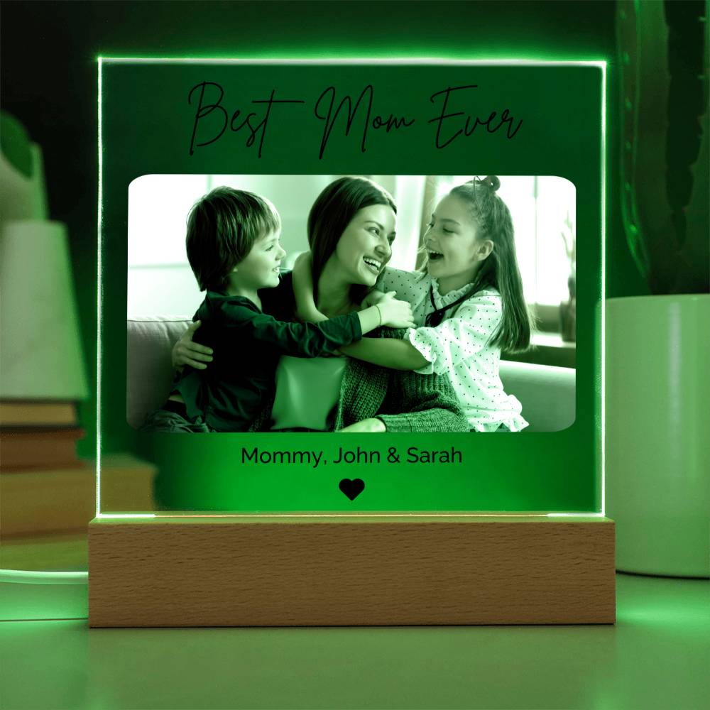 Mother's Day Plaque • Personalized Gifts For Mom • Happy Mothers Day • Custom Unique Gift • Family Portrait