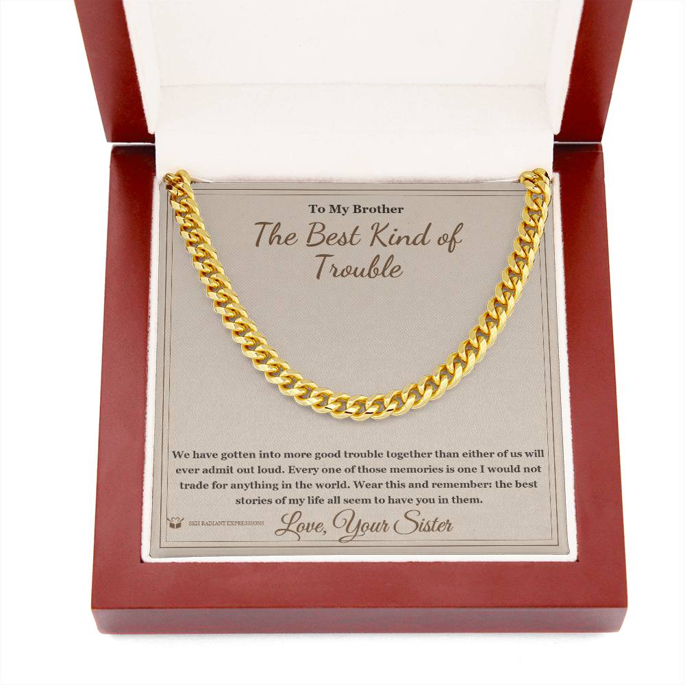 Sentimental brother gift, not generic