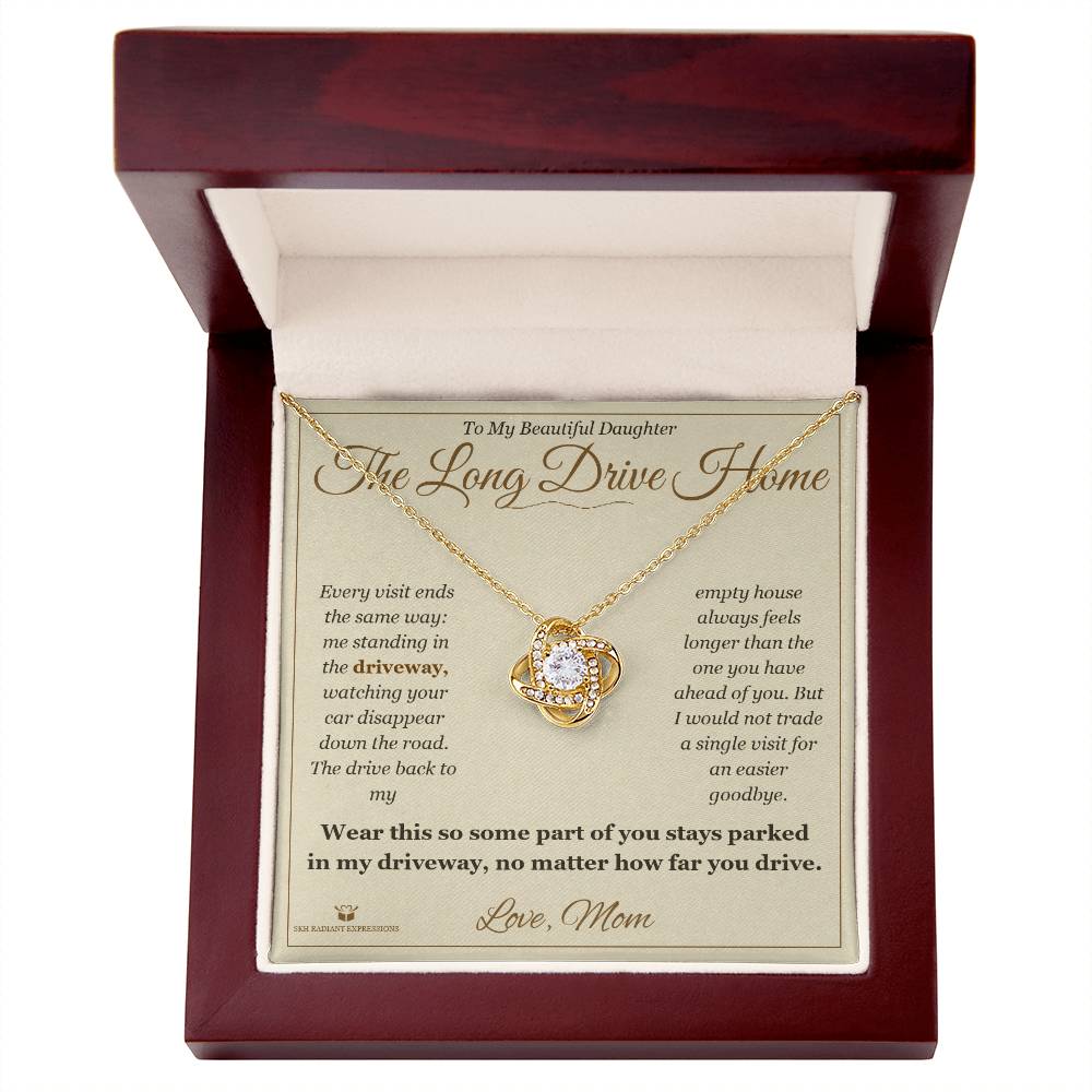 The Long Drive Home - Love Knot Necklace for Daughter