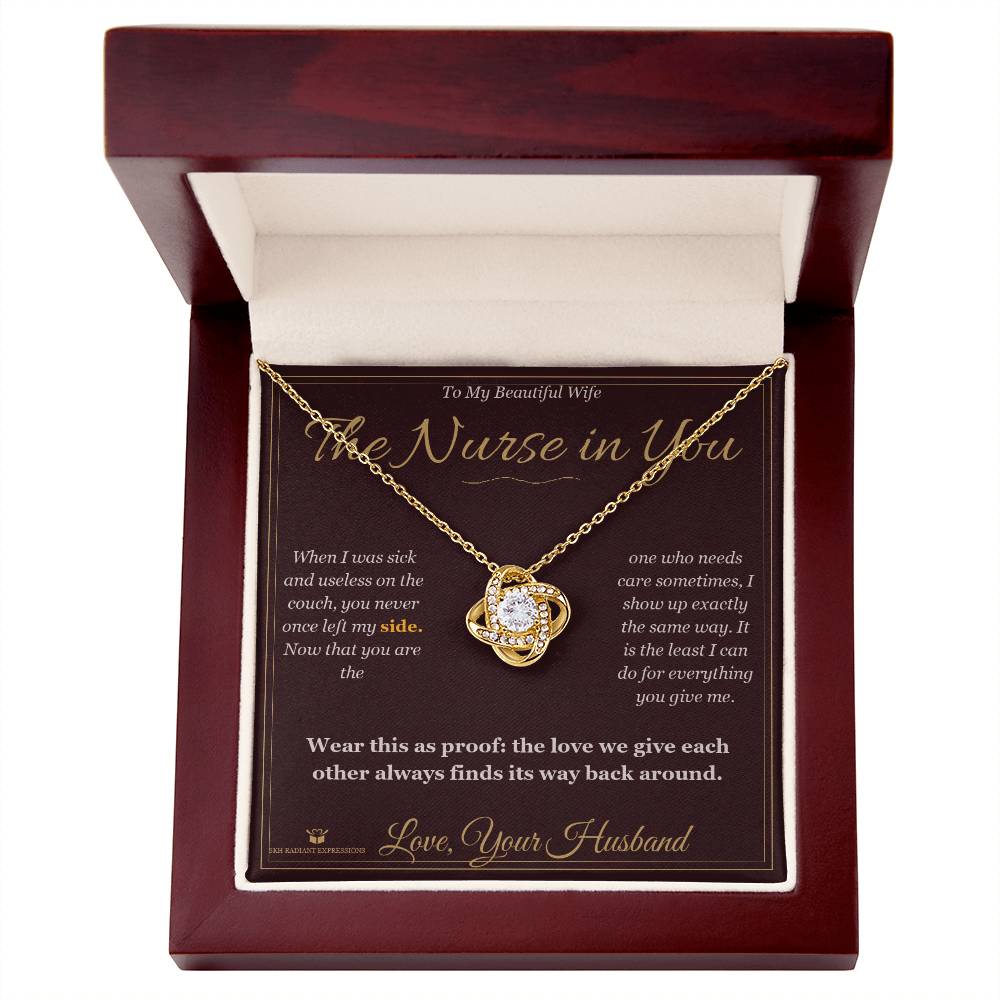 The Nurse in You - Love Knot Necklace for Wife