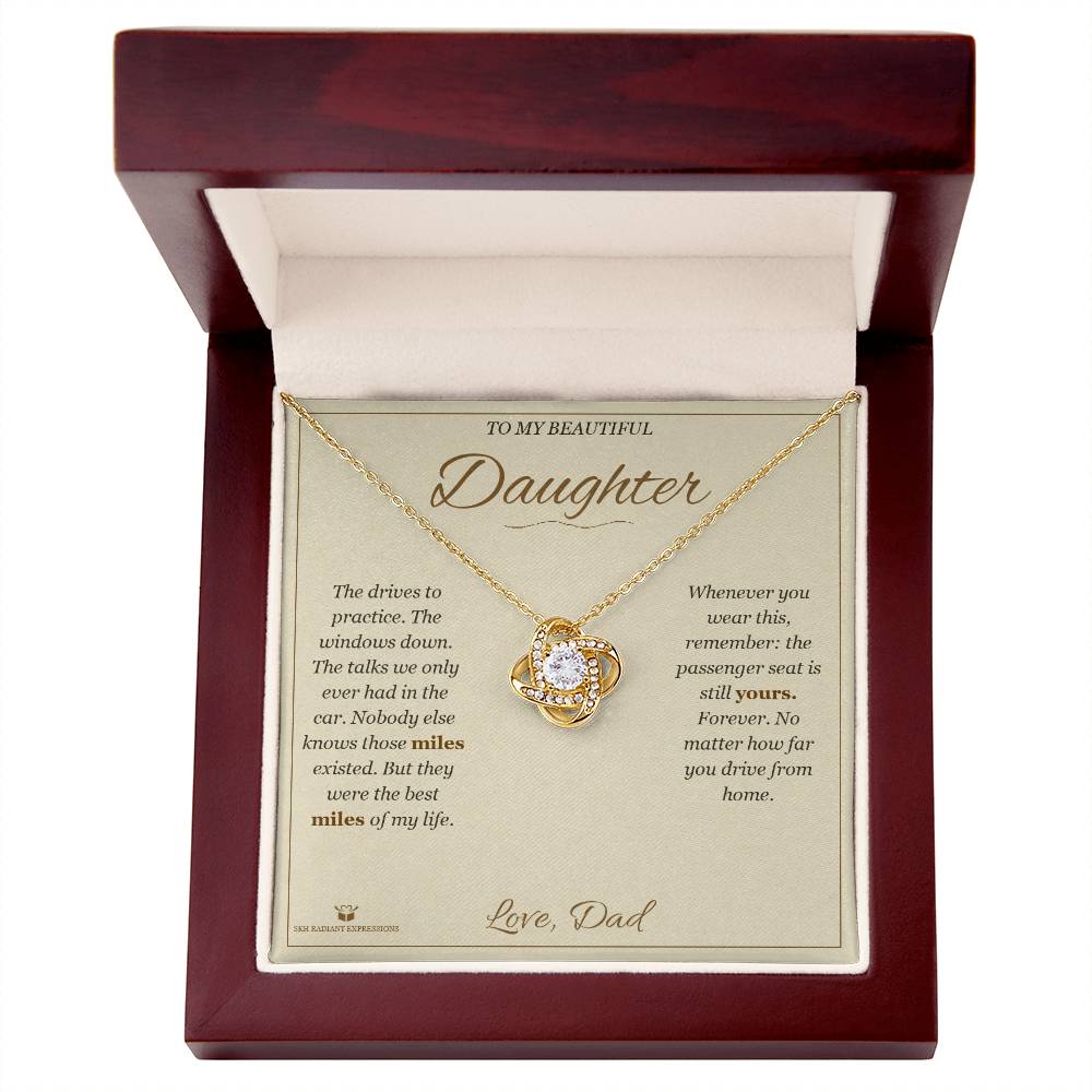 The Passenger Seat - Love Knot Necklace for Daughter