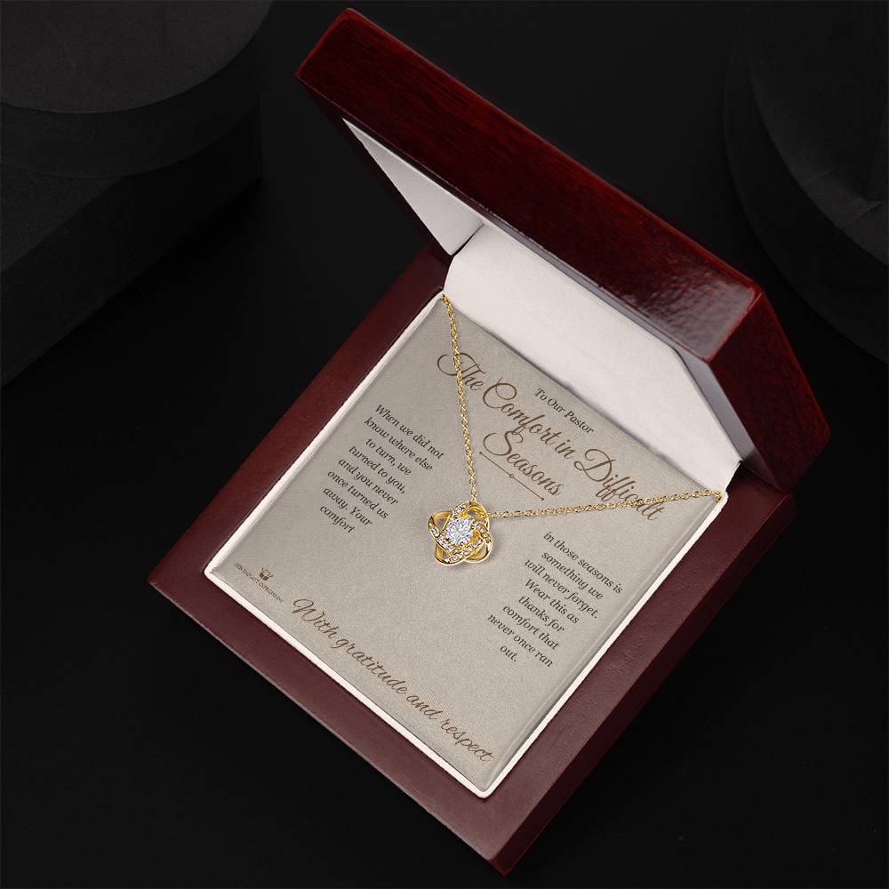 Love Knot Necklace - The Comfort in Difficult Seasons