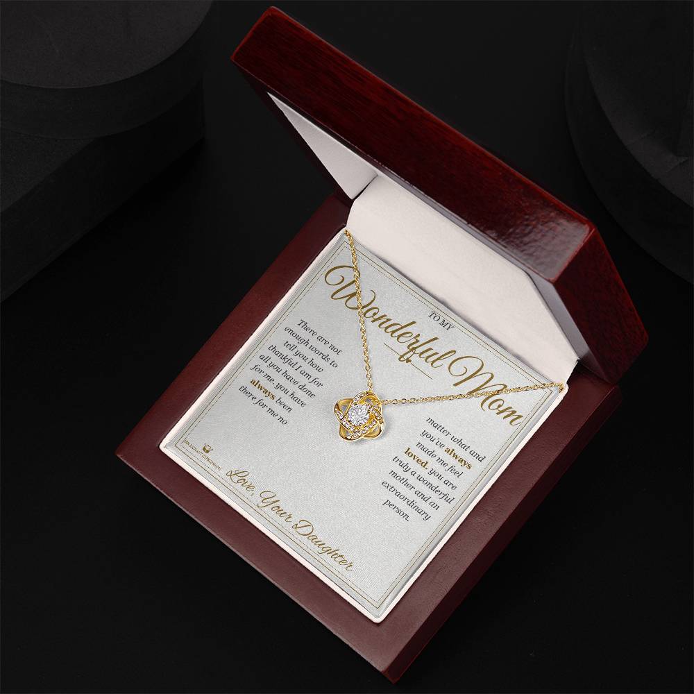 Love Knot Necklace - Endless Thanks