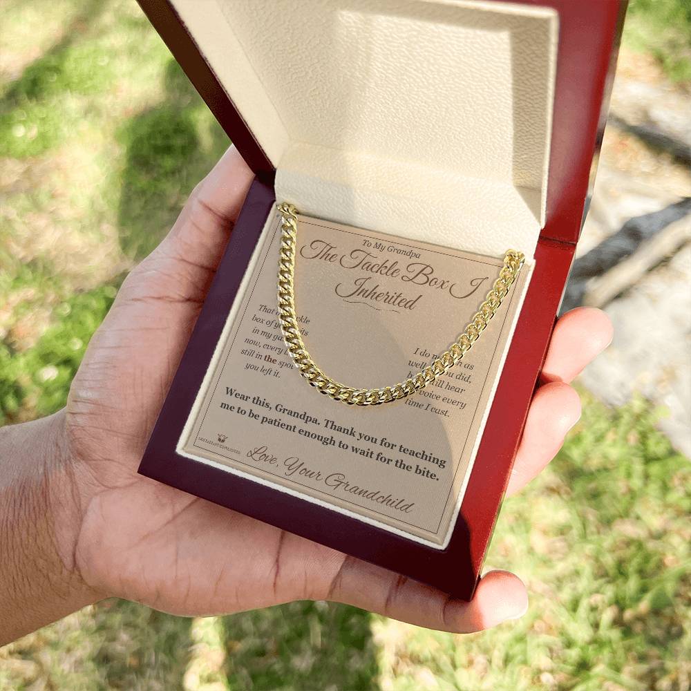 The Tackle Box I Inherited - Cuban Link Chain for Grandfather