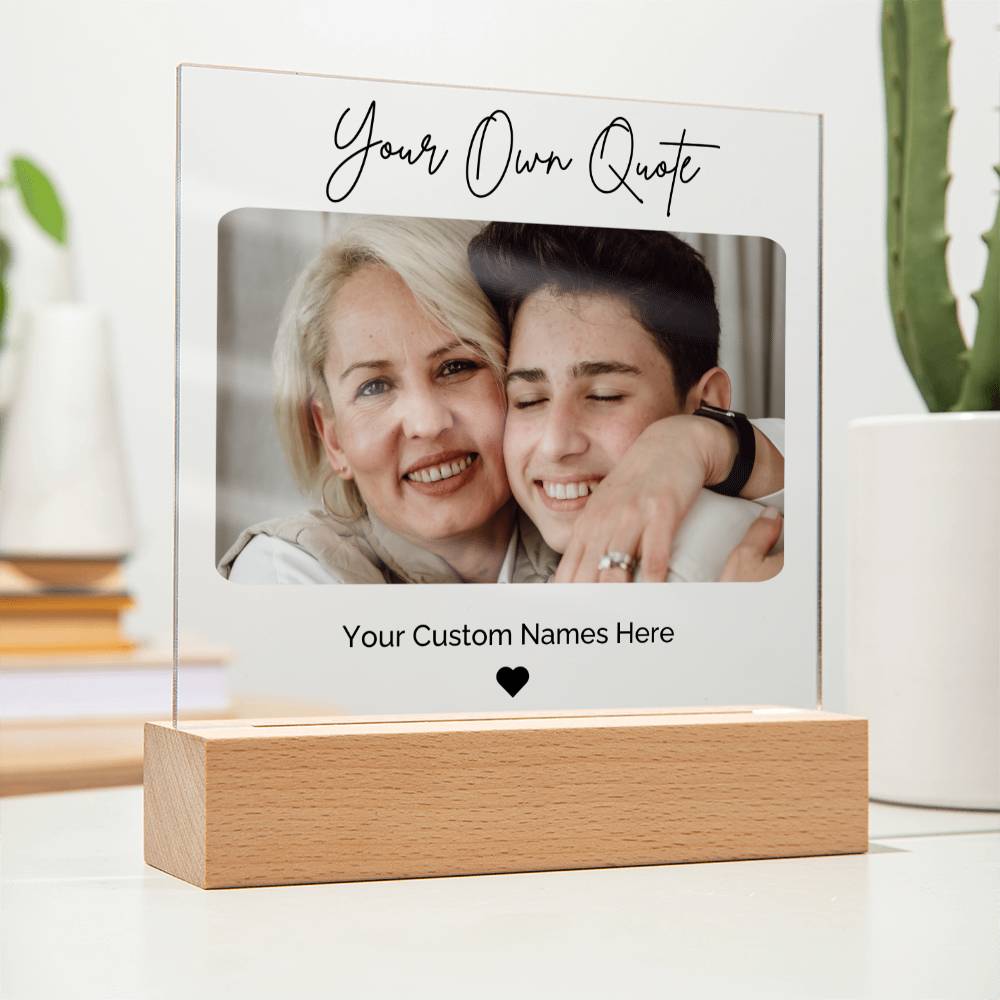 Mother's Day Plaque • Personalized Gifts For Mom • Happy Mothers Day • Custom Unique Gift • Family Portrait