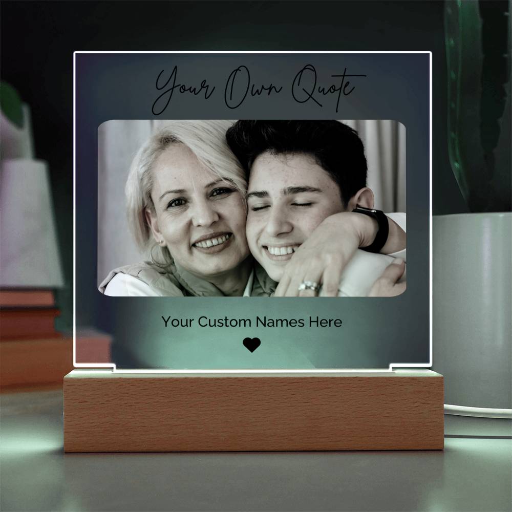 Mother's Day Plaque • Personalized Gifts For Mom • Happy Mothers Day • Custom Unique Gift • Family Portrait