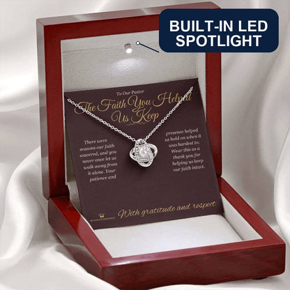 What does a Love Knot Necklace mean - gift for pastor