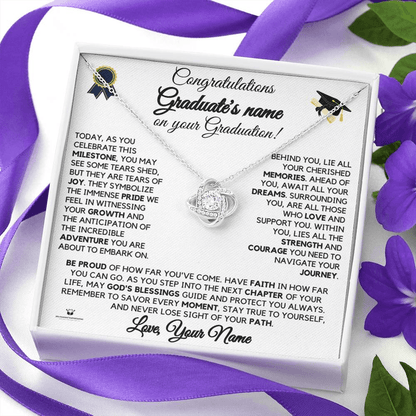 Personalized Love Knot Necklace for them