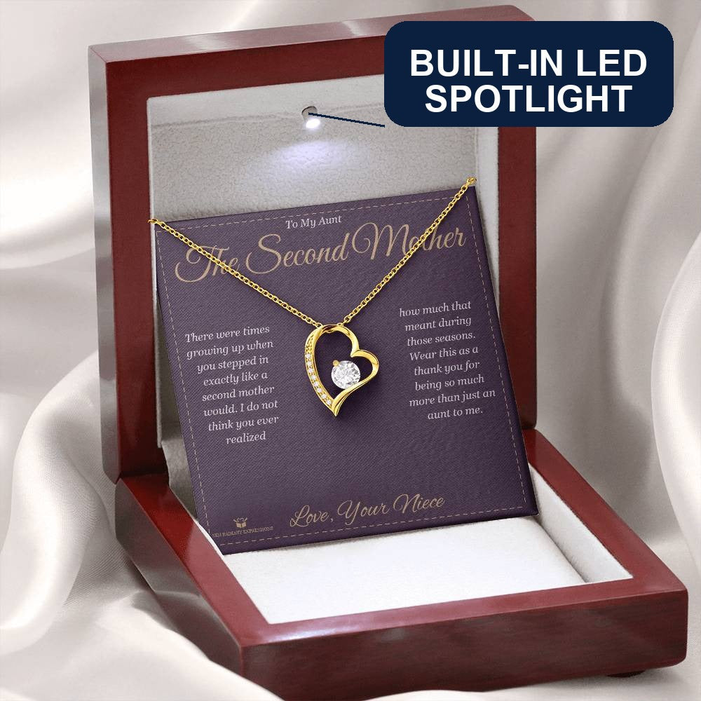 Personalized Forever Love Necklace for aunt