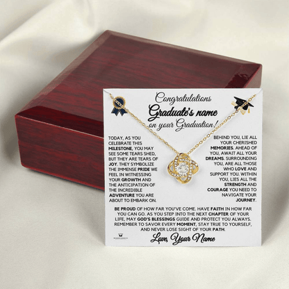 Personalized Love Knot Necklace for them