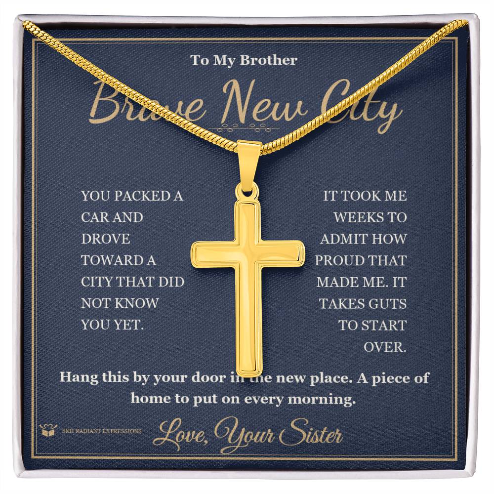 Meaningful gift for brother - Brave New City