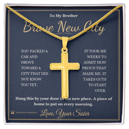 Meaningful gift for brother - Brave New City