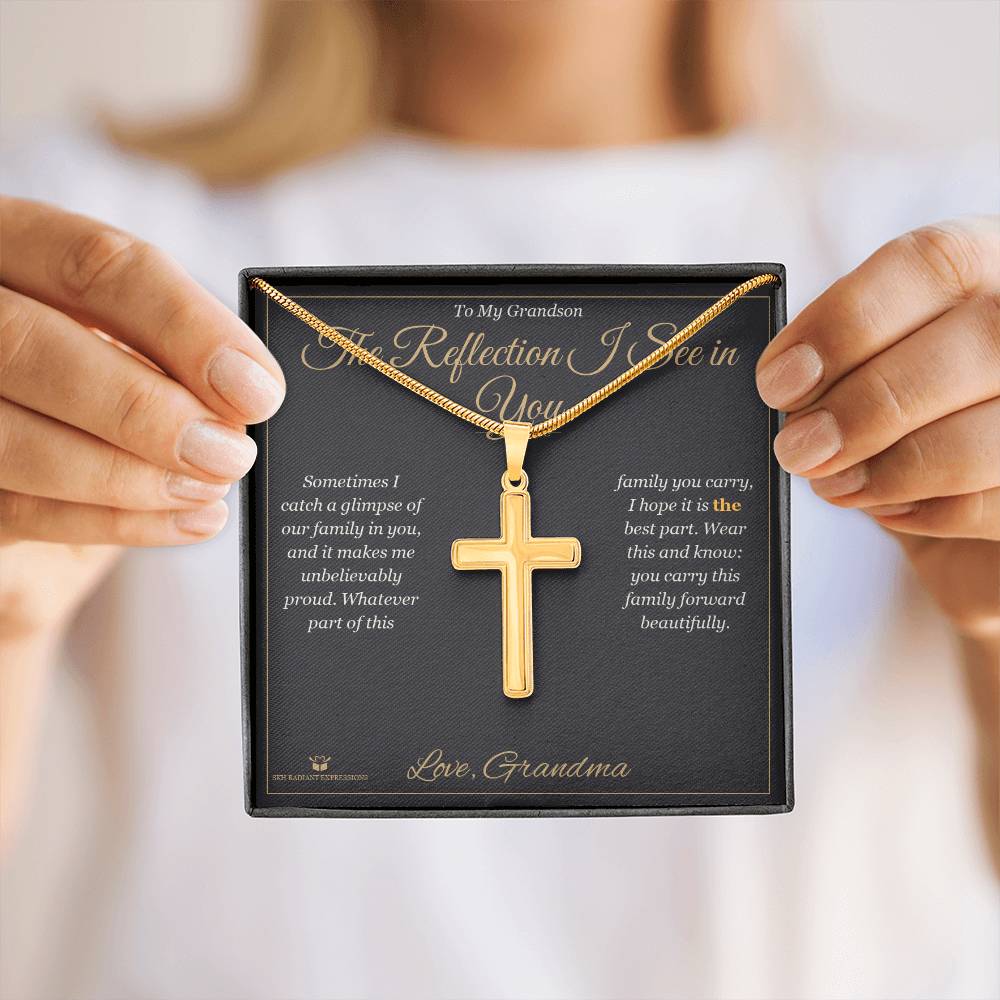 Meaningful gift for grandson - The Reflection I See in You