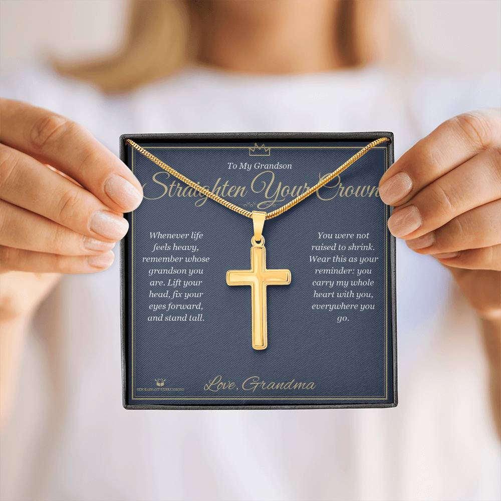 Meaningful gift for grandson - Straighten Your Crown