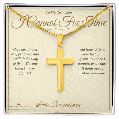 Meaningful gift for grandson - I Cannot Fix Time