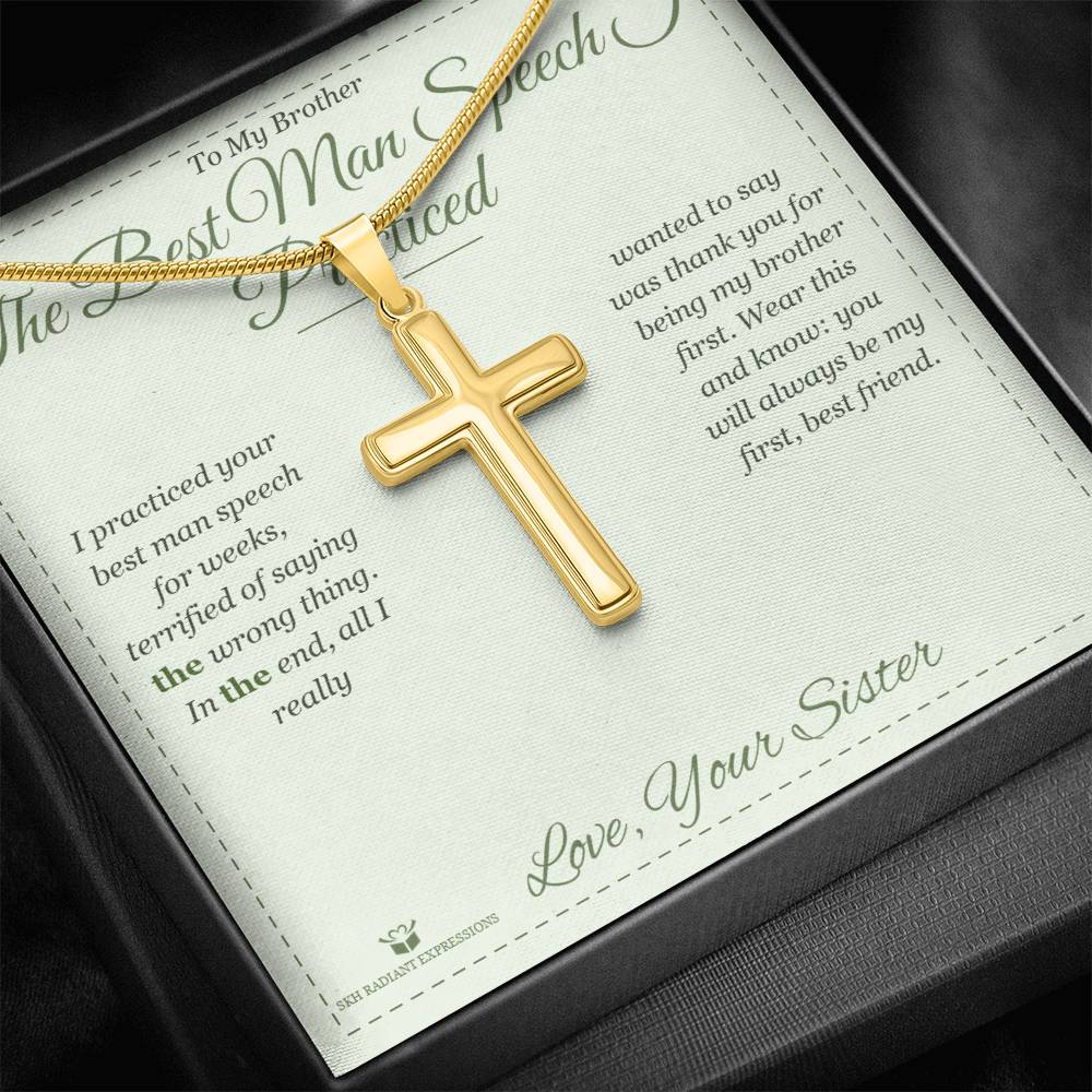 Meaningful gift for brother - The Best Man Speech I Practiced