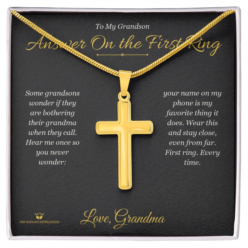Meaningful gift for grandson - Answer On the First Ring