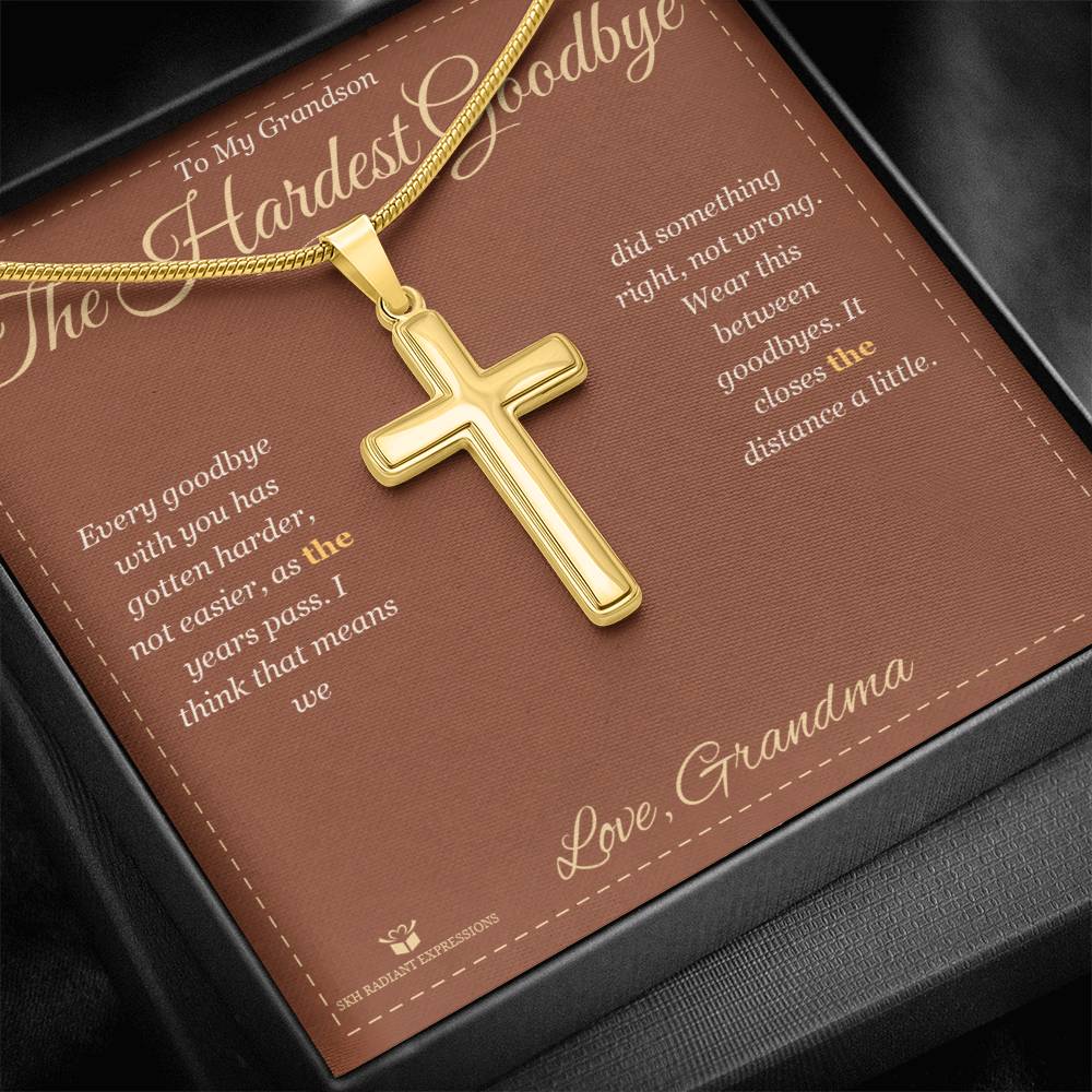 Meaningful gift for grandson - The Hardest Goodbye