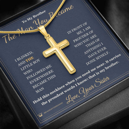 Meaningful gift for brother - The Man You Became
