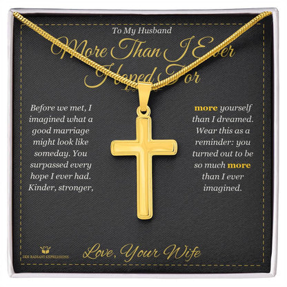 Meaningful gift for husband - More Than I Ever Hoped For