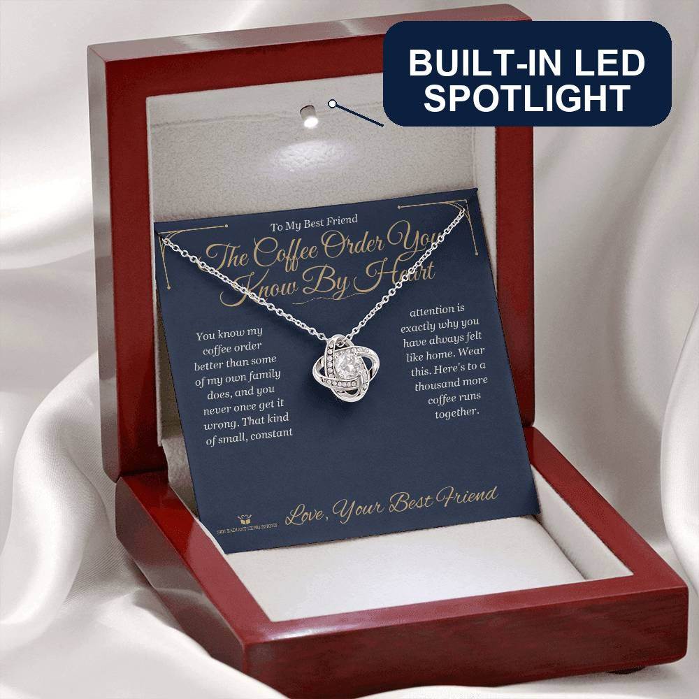 What does a Love Knot Necklace mean - gift for best friend